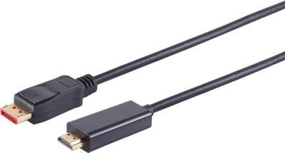 Kabel S-Conn DisplayPort – HDMI 1 m Black (10-71025)