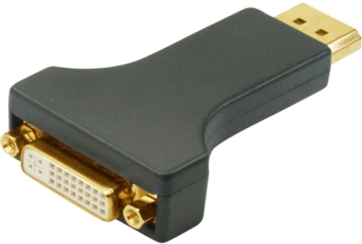 Адаптер S-Impuls DisplayPort - DVI Black (4017538046291)