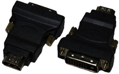 Adapter LogiLink HDM-DVI Black (4260113560075)