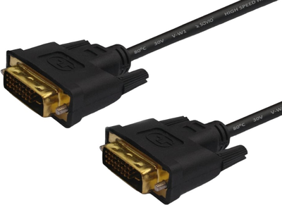 Kabel ShiverPeaks DVI-D 3 m Black (4017538022363)