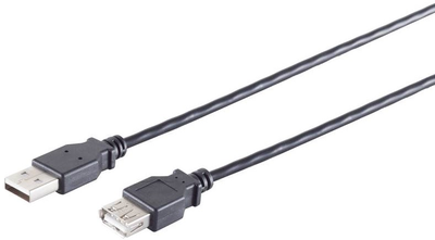 Kaбель Goobay USB Type-A 1.8 м Black (4017538093967)