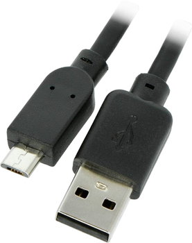 Kaбель Goobay USB Type-A - micro-USB 1.8 м Black (4040849931819)