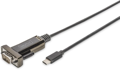 Адаптер Digitus USB Type-C – RS232 1 м Black (DA-70166)