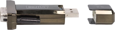 Адаптер Digitus USB Type-A – RS232 9M 0.8 м Black (DA-70167)
