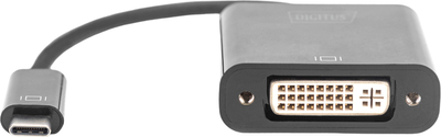 Adapter Digitus USB Type-C – DVI 0.1 m Grey (DA-70829)