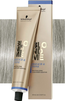Фарба для волосся Schwarzkopf Professional BlondMe Bleach Tone Ash Additive 60 мл (4045787924664)