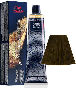 Farba do włosów Wella Professionals Koleston Perfect Me+ Pure Naturals 5/00 Natural Light Brown 60 ml (8005610658704)
