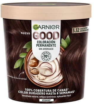 Farba do włosów Garnier Good Coloracion Permanente 3.12 Castano Arandano 100 ml (3600542524667)