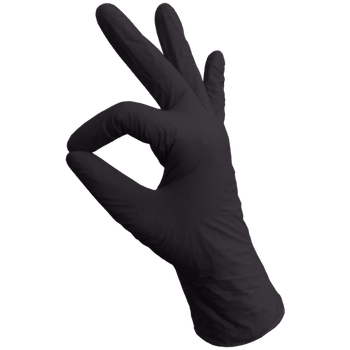 Перчатки нітрилові Unex Medical Products чорні (розмір XL)