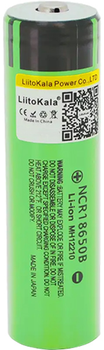 Аккумулятор LiitoKala 18650 Li-Ion Lii-34B-JT, 3400 мАч (3200-3400 мАч) 3.7V (2.75-4.2V) 1 шт Green (Lii-34B-JT)