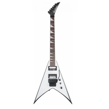 Електрогітари JACKSON JS32 AH KING V WHITE WITH BLACK BEVELS