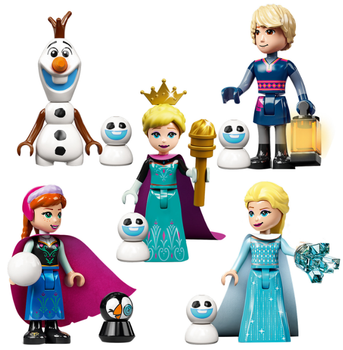 Набор фигурок конструктор iBlock Холодное сердце Frozen Elza Эльза 5 героев (AN)32011