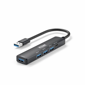 Док-станция XON SmartHub 5 в 1 USB3.0 (4xUSB3.0 + Type-C) Черный (UHAHP055300B 5115)