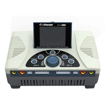 Зарядное устройство iCharger 4010 Duo 2кВт 70А 1-10S 2 канала черно-белое. (LKMTR_855891)