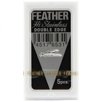 Леза для бритви Feather Hi-Stainless (5 лез)