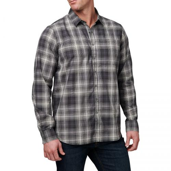 Сорочка Тактична 5.11 Tactical Igor Plaid Long Sleeve Shirt, Black Plaid 2, 2Xl