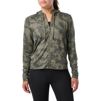 Реглан З Капюшоном Жіночий 5.11 Tactical Pt-R Emily Full Zip, Ranger Green Camo, Xl