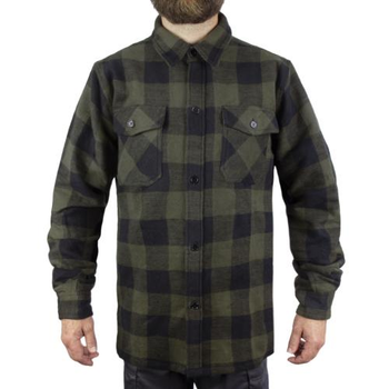 Сорочка Фланелева Sturm Mil-Tec Flannel Shirt, Black, Xl