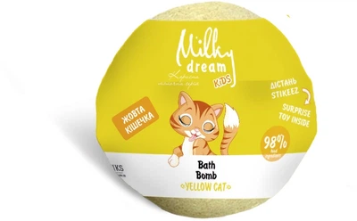 Бомба для ванн "Желтая кошечка" Milky Dream 301704 Разноцветный