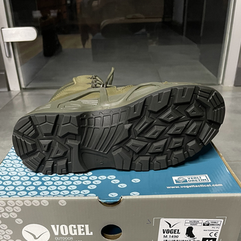 Берці тактичні Waterproof високі Vogel 43 р, Олива, водостійкі берці армійські тактичні (60-200000023143)