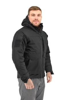 Тактична куртка Eagle зимова з підкладкою Omni-Heat та силіконовим утеплювачем XL Black (AW010768)