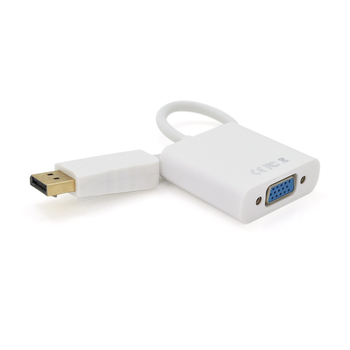 Адаптер Voltronic DisplayPort - VGA (M/F), 0.3 м, White (YT-C-DP(M)/VGA(F)W/22009)
