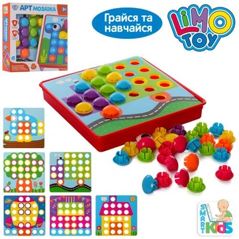 Мозаїка 6 малюнків, 41деталь LIMO TOY SK0032