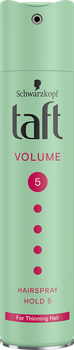 Лак для волосся Taft Volume Мегафіксація 5 250 мл (9000100728201)