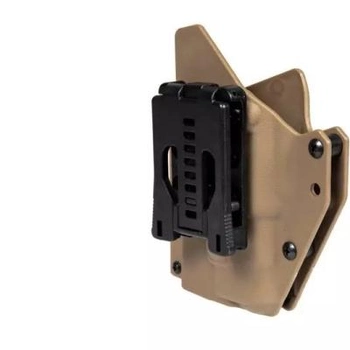 Кобура Fma Composite Holster for G17 Replicas with Tactical Flashlight Dark Earth