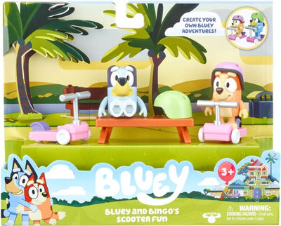 Ігровий набір Bluey Розваги на самокатах Блюї та Бінго (5713396901640)
