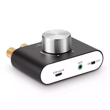 Усилитель мощности звука NOBSOUND NS-01G Pro Bluetooth HI-FI 2х50Вт Черный