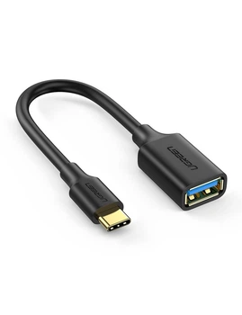Кабель Type-С to USB 3.0 Ugreen 30701 OTG адаптер Black