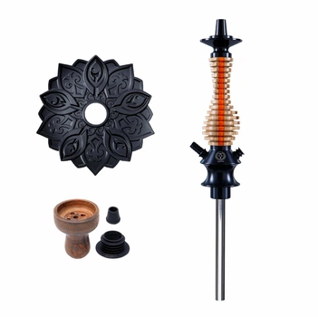 Шахта для кальяну KARMA HOOKAH модель 3.0 mini line оранж, блюдце Classic