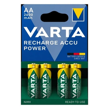 Перезаряжаемые батарейки АА VARTA ACCU AA 2600mAh BLI 4 шт (SHiz14871)