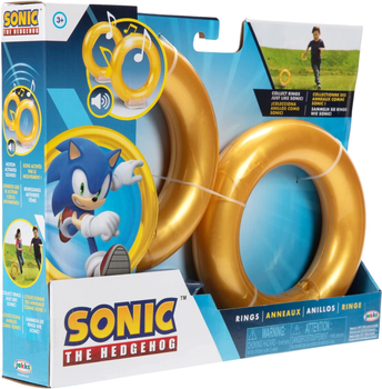 Кільця Jakks Sonic The Hedgehog Rings 2 шт (0192995416987)