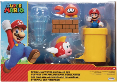 Zestaw do zabawy Jakks Super Mario Sparkling Waters Diorama (0192995413658)
