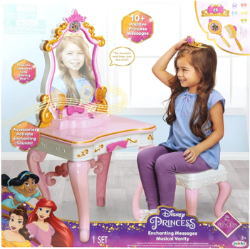 Stolik toaletowy Jakks Disney Princess Enchanting Messages Musical Vanity (0192995217393)