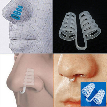Кліпса розширювач для носу антихрап Nose Clip Healthy 4 штуки в комплекті
