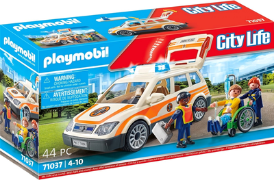 Zestaw do zabawy Playmobil City Life Samochód pogotowia ratunkowego (4008789710376)