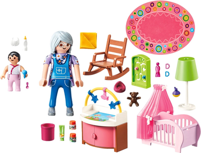 Zestaw do zabawy Playmobil Dollhouse Nursery (4008789702104)