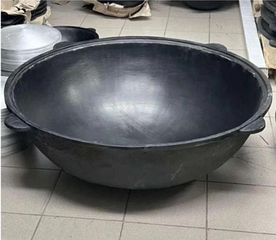 Чугунный Узбекский казан Наманганский DM (Davr Metall) на 100 литров круглое дно казан татарский