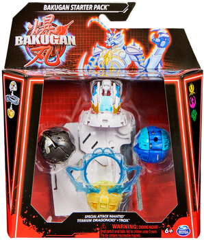 Zestaw do zabawy Spin Master Bakugan Special Attack Mantid Titanium Dragonoid And Trox Starter (0778988465622)