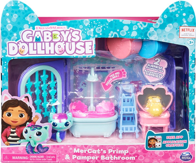 Ігровий набір Spin Master Gabby's Dollhouse Mercat's Primp and Pamper Bathroom (0778988365090)