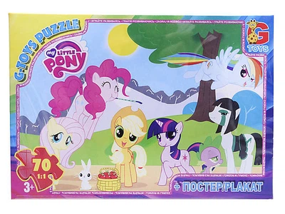 Пазли з серії My little Pony 70 елементів G-Toys (MLP002)