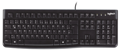 Klawiatura przewodowa Logitech K120 USB RUS OEM (920-002522)