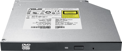 Napęd optyczny Asus DVD+/-RW SATA SDRW-08U1MT/BLK/B/GEN Black Bulk (90DD027X-B10000)