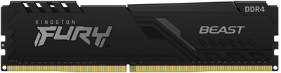 Оперативна пам'ять Kingston Fury DDR4-2666 4096 MB PC4-21300 Beast Black (KF426C16BB/4)