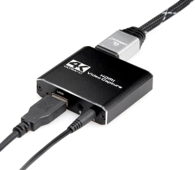 USB адаптер захоплення Cablexpert UHG-4K2-01 (8716309120838)