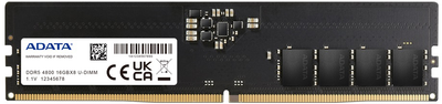 Pamięć ADATA DDR5-4800 16384MB PC5-38400 (AD5U480016G-R)