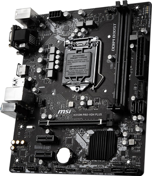 Płyta główna MSI H310M PRO-VDH PLUS (s1151, Intel H310, PCI-Ex16) (4719072587116)
